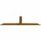 Ekena Millwork Portland Rough Sawn Timber Gable Bracket, Western Red Cedar, 96"W x 28"H x 2"D x 6"F, 7/12 Pitch GBW096X28X0206POR00RWR - alternate 3